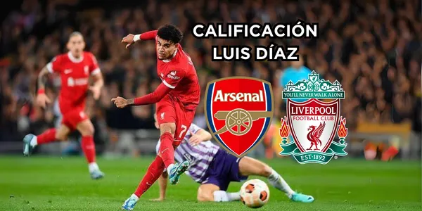 Luis Díaz jugó contra el Arsenal por la FA Cup en Inglaterra y se los bailó.