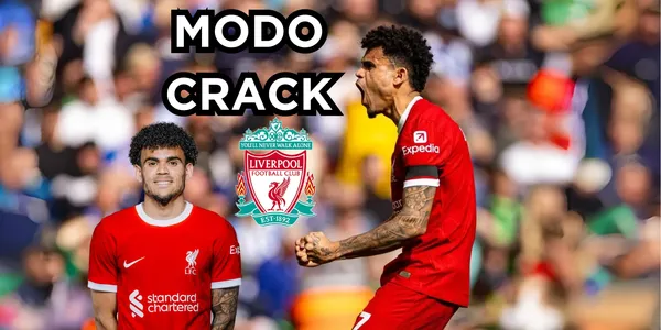 Luis Díaz jugó en Liverpool contra el Brighton. Foto tomada de Anfield Watch y Liverpool Web Site.