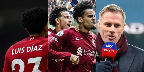 Luis Díaz jugó de titular con el Liverpool y marcó un golazo contra el Tottenham, la prensa inglesa reaccionó.