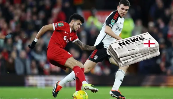 Luis Díaz jugó todo el partido con el Liverpool.