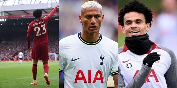 Luis Díaz en Liverpool le dio una lección de humildad a Richarlison del Tottenham.