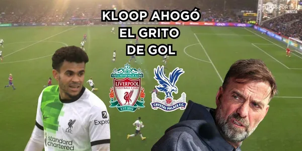 Luis Díaz marcó un golazo con el Liverpool frente al Crystal Palace y se lo anularon.