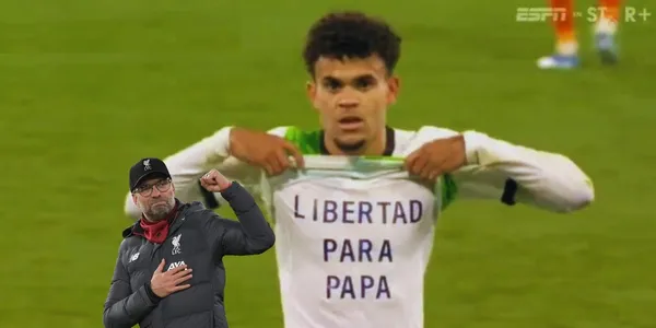 Luis Díaz marcó un golazo con el Liverpool y pidió la libertad para su padre.