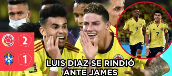 Luis Díaz mostró su respeto hacía su compañero de selección Colombia