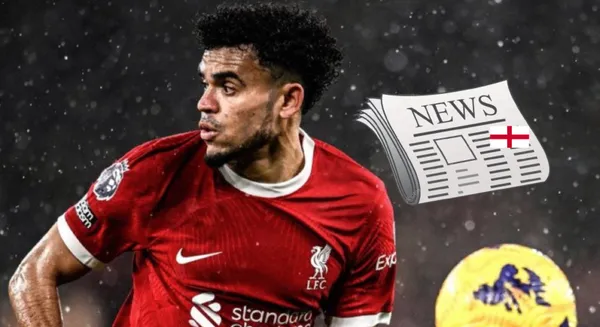 Luis Díaz nuevamente brilló con la camiseta de Liverpool.