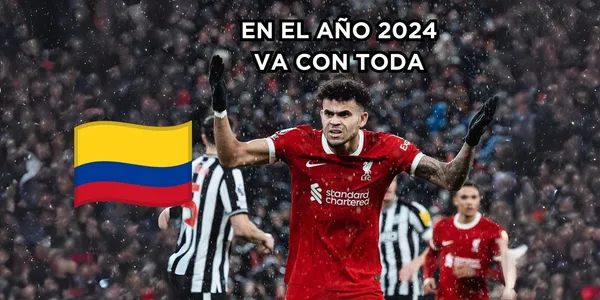 Luis Díaz pese a ser zurdo empezó el año 2024 con el pie derecho.