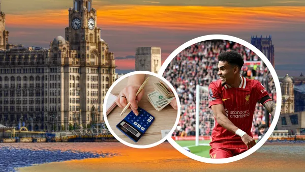 Luis Díaz podría comprar esta impresionante casa en Inglaterra con su nuevo salario Foto: Luis Díaz y Pexels