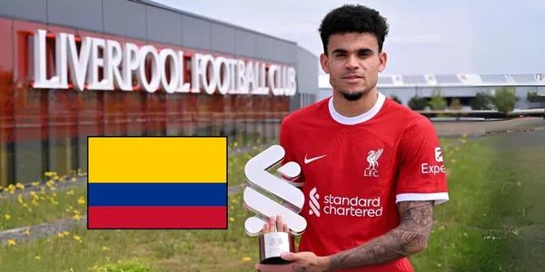 Luis Díaz premiado por el Liverpool de Inglaterra
