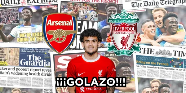 Luis Díaz recibió la confianza de Klopp en el Liverpool contra el Arsenal y los goleó.