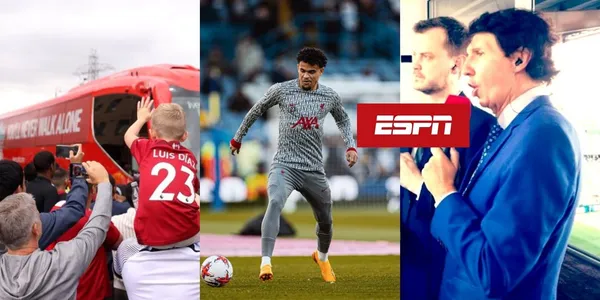 Luis Díaz regresó al banco de suplentes del Liverpool de Inglaterra.