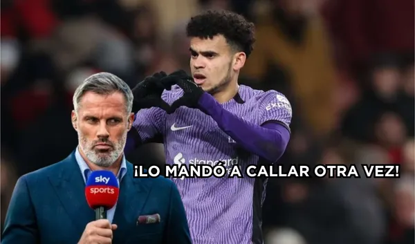 Luis Díaz ridiculizó a Jaime Carragher.