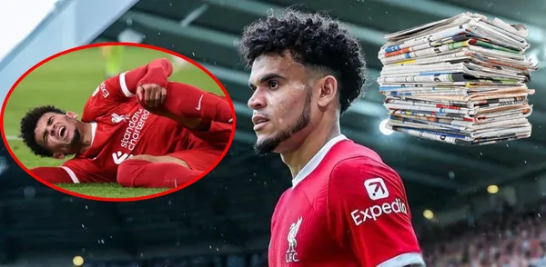 Luis Diaz salió del terreno de juego en la segunda parte del empate 1-1 de Liverpool ante Arsenal