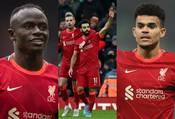 Luis Díaz se destacó contra el Manchester United y tuvo un momento aparte con Sadio Mané que pocos captaron.