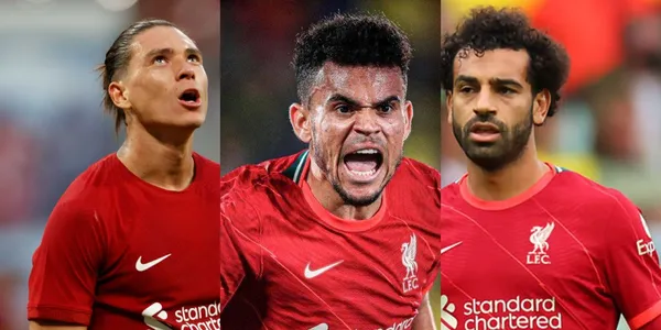 Luis Díaz se impuso en Liverpool por encima de Mohamed Salah y Darwin Núñez.