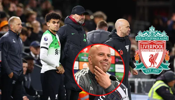 Luis Díaz se prepara para ingresar al campo- Fotos: CNN, Pinterest, Sky Sports