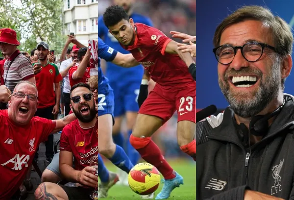 Luis Díaz sigue ganándose los afectos de todos en el Liverpool de Inglaterra.