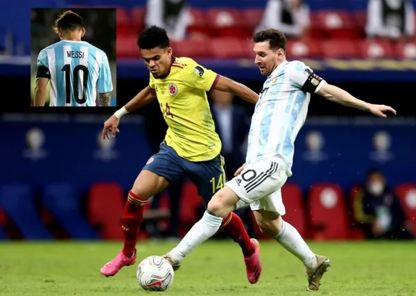 Luis Díaz en su último partido contra la Selección Argentina no quiso cambiar la camiseta con Lionel Messi y prefirió la de otro jugador por una importante razón.