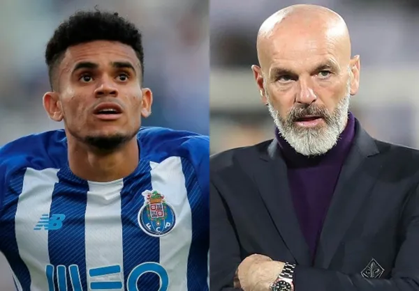 Luis Díaz en su visita al AC Milan solo necesitó segundos para volver a anotarles un gol.