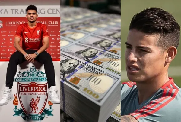 Luis Díaz subió de precio y James Rodríguez sigue en descenso en valores de mercado.