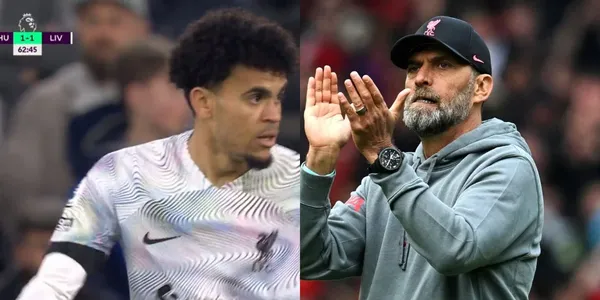 Luis Díaz sumó minutos con el Liverpool y sorprendió en gran forma contra el West Ham.