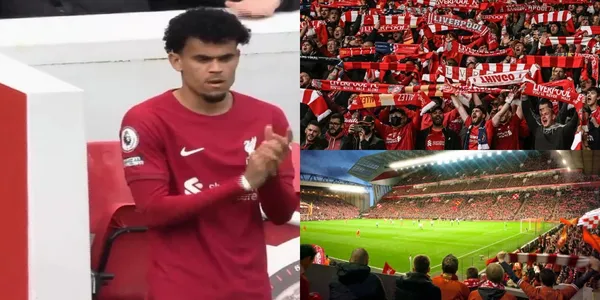 Luis Díaz sumó su segundo partido con el Liverpool de Inglaterra tras el regreso de su lesión.