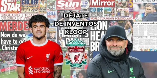 Luis Díaz de titular en el Liverpool contra el Fulham.