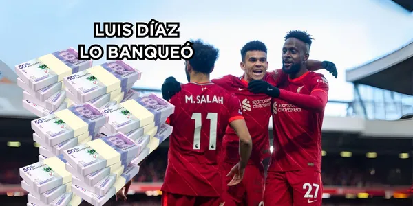 Luis Díaz titular en el Liverpool y uno de sus compañeros tuvo que empezar desde el banco de suplentes.