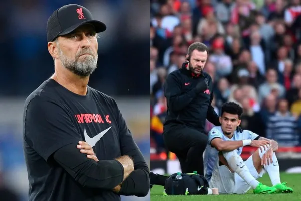 Luis Díaz tuvo que abandonar el partido del Liverpool contra el Arsenal por una lesión.