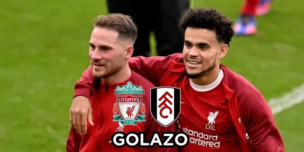 Luis Díaz tuvo un gesto con el argentino Alexis Mac Allister.