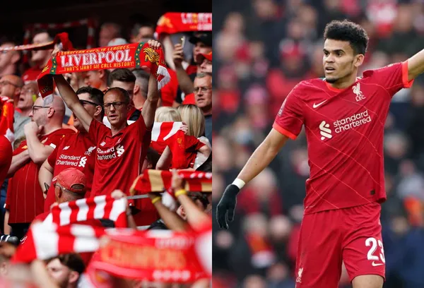 Luis Díaz tuvo una buena actuación contra el Manchester City de Pep Guardiola.