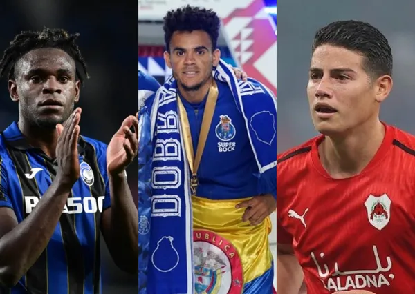 Luis Diaz en valores de mercado según Transfermarkt es oficialmente el colombiano más caro en el mundo y vale la pena ver su diferencia con Duván Zapata y James Rodríguez.
