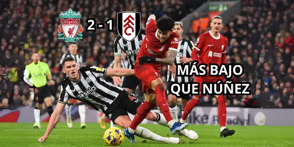 Luis Díaz vio acción en el Liverpool contra el Fulham por la EFL Cup.