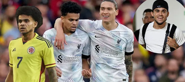 Luis Díaz y Darwin Núñez son compañeros en Liverpool