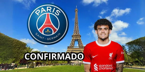 Luis Díaz y el PSG son noticia. Foto de Díaz tomada de Liverpool Web Site y Francia de CNN en Español.