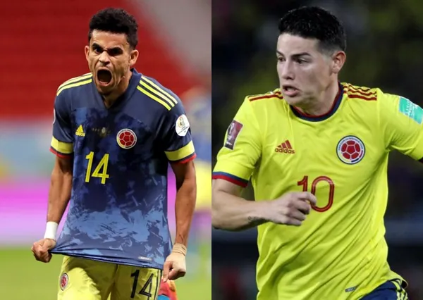 Luis Díaz y James Rodríguez han marcado la diferencia con Colombia, a su estilo y manera.