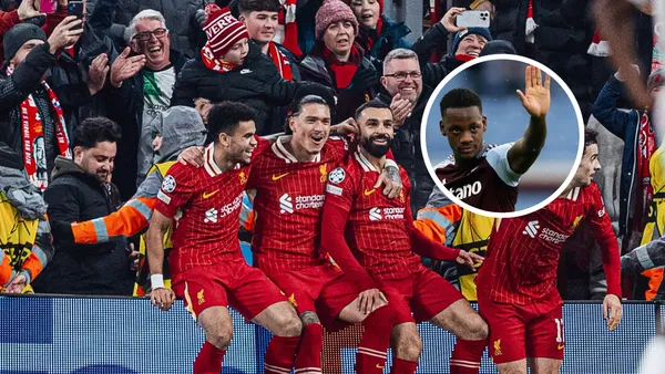 Luis Díaz y Jhon Jader Durán Foto: LFC y Aston Villa