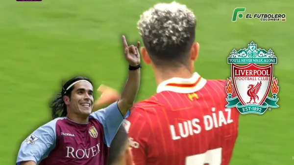 Luis Díaz y Juan Pablo Ángel Foto: Bein Sports, Escudoteca PN y Captura de ESPN