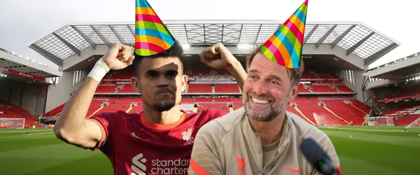 Luis Díaz y Jürgen Klopp.