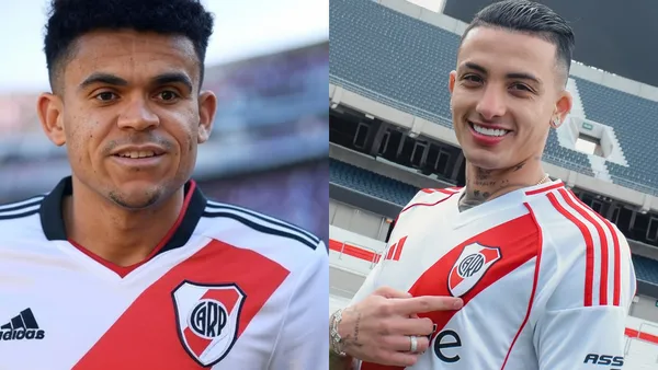Luis Díaz y Kevin Castaño Foto: Grox y River Plate