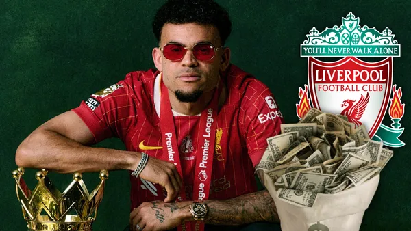 Luis Díaz y la millonada que ganó el Liverpool tras su partida Foto: LFC, Pexels y Escudoteca