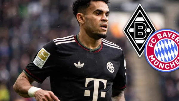 Luis Díaz y lo que hizo en el Bayern Múnich para mantener el invicto en la Bundesliga Foto: FC Bayern y Escudoteca