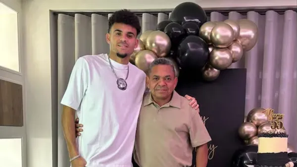 Luis Díaz y Mane Díaz. Foto: redes de Mane Díaz.