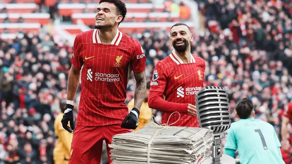 Luis Díaz y Mohamed Salah Foto: Echo Liverpool y Pexels