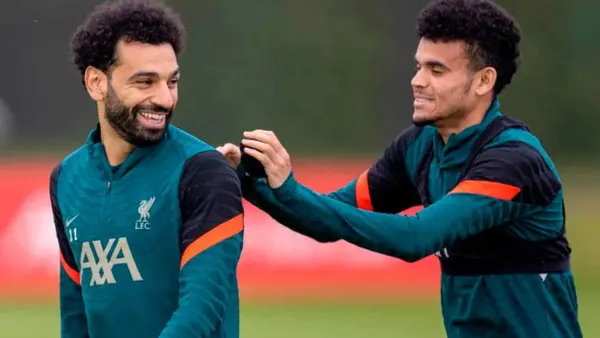 Luis Díaz y Salah un inesperado reencuentro