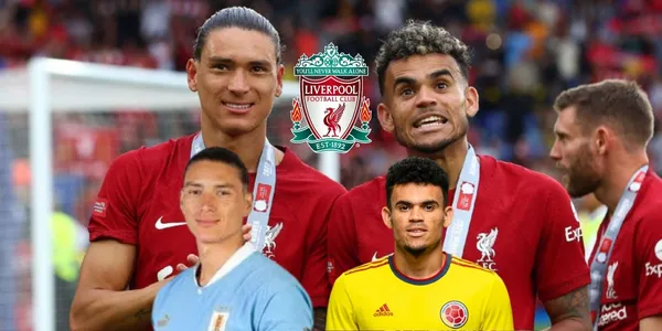 Luis Díaz ya está de regreso en el Liverpool de Inglaterra, lo mismo que su compañero Darwin Núñez.