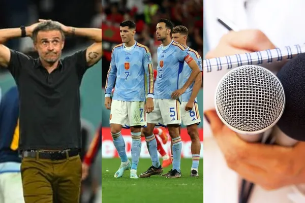 Luis Enrique le lanzó una vaciada a un periodista colombiano por una simple pregunta que le hizo al estratega tras ser eliminado del Mundial de Qatar 2022.