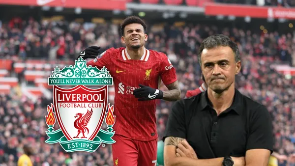 Luis Enrique y Luis Díaz Foto: Luis Díaz y Escudoteca