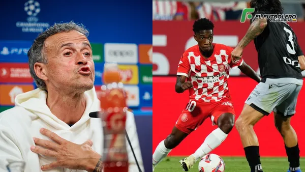 Luis Enrique y Yaser Asprilla Foto: ECL y AFP