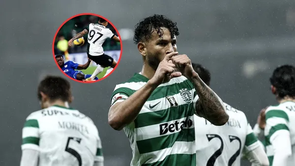 Luis Javier Suárez estuvo involucrado en una grave lesión de rival en el fútbol portugués