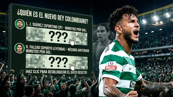 Luis Javier Suárez supera a Falcao en Portugal